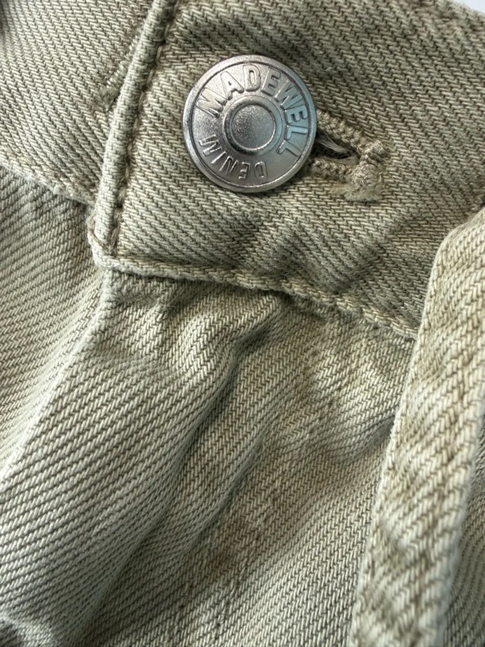 Madewell Super Wide Leg Jeans High Rise Drawstring Airy Size 24 In Sagebrush - Picture 11 of 16